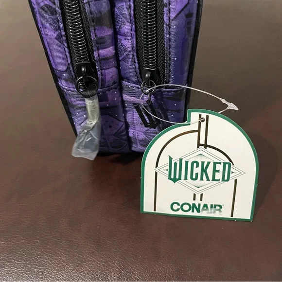 Wicked Purple Double Zip Organizer - Makeup Bag, Travel Cosmetic Bag - Picture 9 of 10